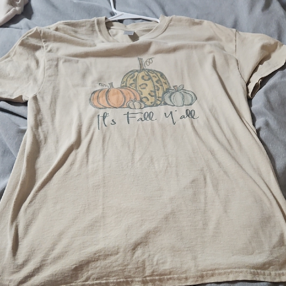 Cream Graphic Short Sleeve Tee